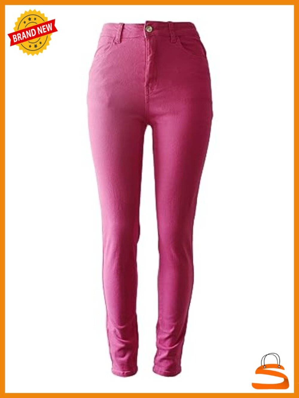 High Waisted Stretchy Skinny Denim Jeans Mom Jeans Casual Fashion